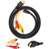 Câble HDMI mâle vers RCA mâle - 1.5m - LCDP