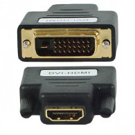 Adaptateur Goobay HDMI femelle (Type A) 1.2 vers DVI-D mâle (Noir) - 1FO