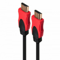 1.8m - HDMI 4K 2.0 Maclean MCTV-706 M/M (Noir/Rouge) - 1FO