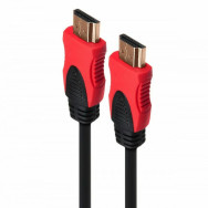 1.8m - HDMI 4K 2.0 Maclean MCTV-706 M/M (Noir/Rouge) - 1FO