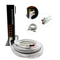 2m - Câble réseau Goobay RJ45 Catégorie 6 SSTP (S/FTP) Droit (Blanc) - 1FO