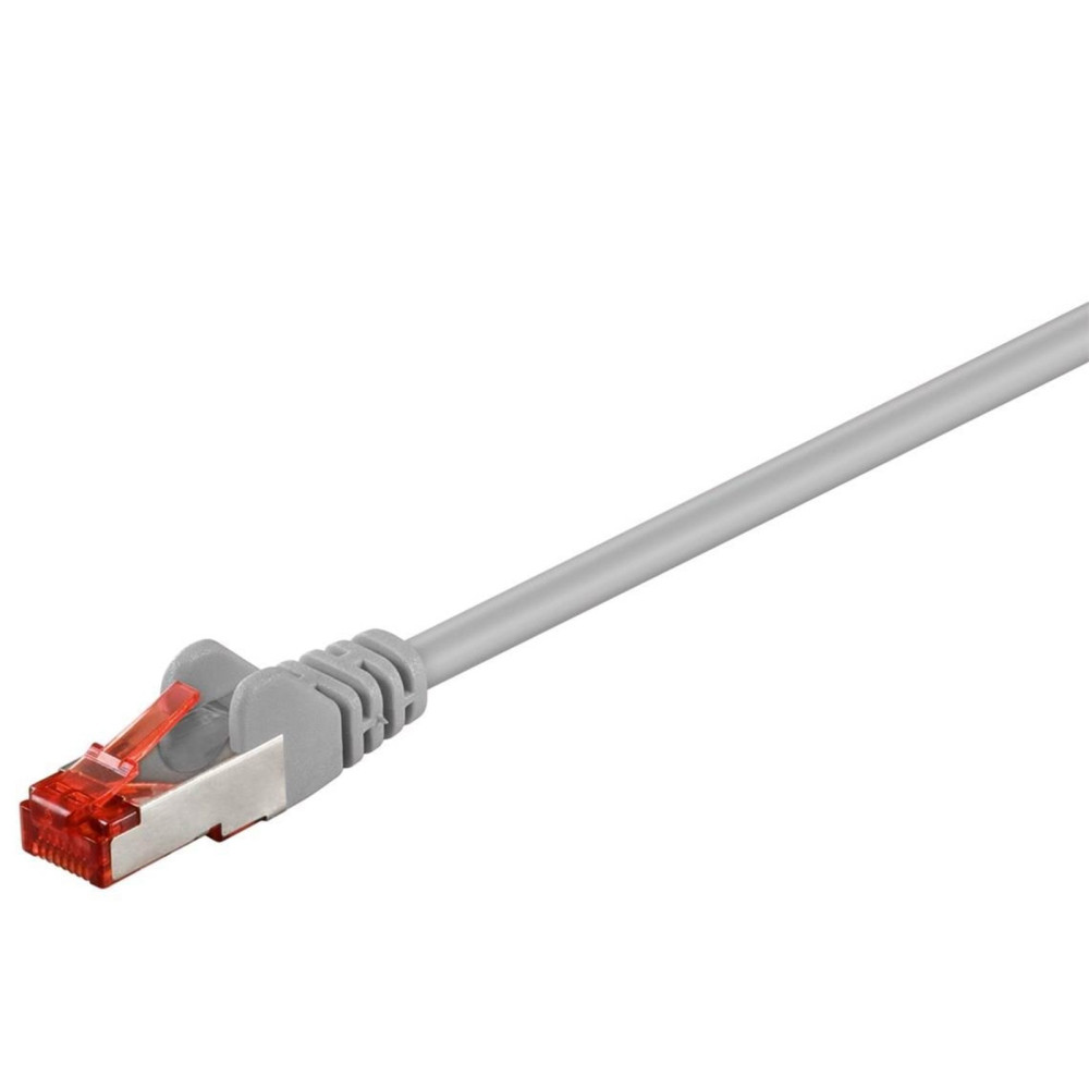 3m - Câble réseau Goobay RJ45 Catégorie 6 SSTP (S/FTP) Droit (Gris) - 1FO 3m - Câble réseau Goobay RJ45 Catégorie 6 SSTP (S/FTP) Droit (Gris) - 1FO