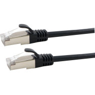 30m - Câble réseau RJ45 Catégorie 6 FTP (F/UTP)  Droit (Noir) - 1FO