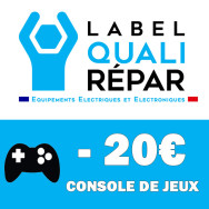 QUALIREPAR - CONSOLE DE JEUX (-20€)
