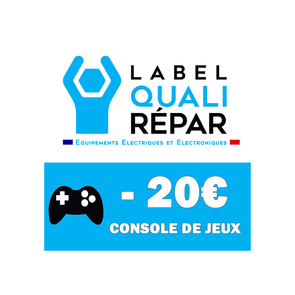 QUALIREPAR - CONSOLE DE JEUX (-20€) QUALIREPAR - CONSOLE DE JEUX (-20€)