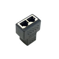 Extension de Câble Réseau CAT6 RJ45 et Adaptateur Double - SWITCH - LCDP