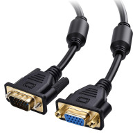 10m - Rallonge VGA Equip MALE/FEMELLE (Noir) - 1FO