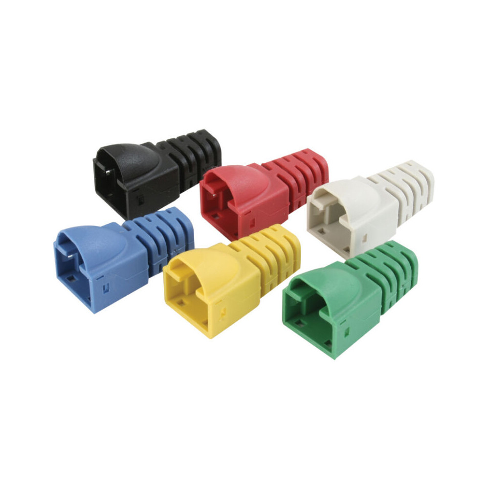 Manchon pour connecteur RJ45 (divers couleurs) Manchon pour connecteur RJ45 (divers couleurs)