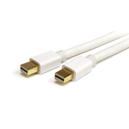 1m - Câble Goobay Mini DisplayPort vers Mini DisplayPort M/M (Blanc) - 1FO