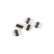 Sachet de 5 Raccords RGB 4Pins MALE/MALE - EXP