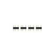 Sachet de 4 Raccords RGB 3Pins MALE/MALE - EXP