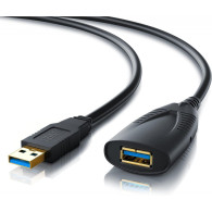 5m - Rallonge Delock USB v3 ACTIVE - 1FO
