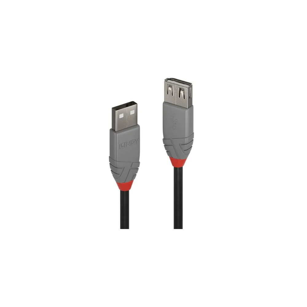 1.8m - Rallonge Lindy USB v2 MALE/FEMELLE - 1FO 1.8m - Rallonge Lindy USB v2 MALE/FEMELLE - 1FO