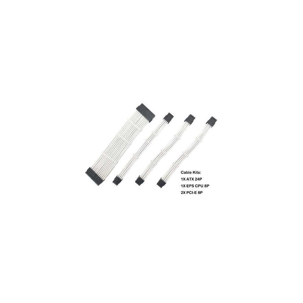 Kit Extension Cable 20CM - Blanc - EXP Kit Extension Cable 20CM - Blanc - EXP