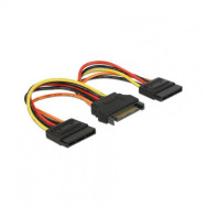 Convertisseur Alim SATA F vers 2xSATA M - 1FO