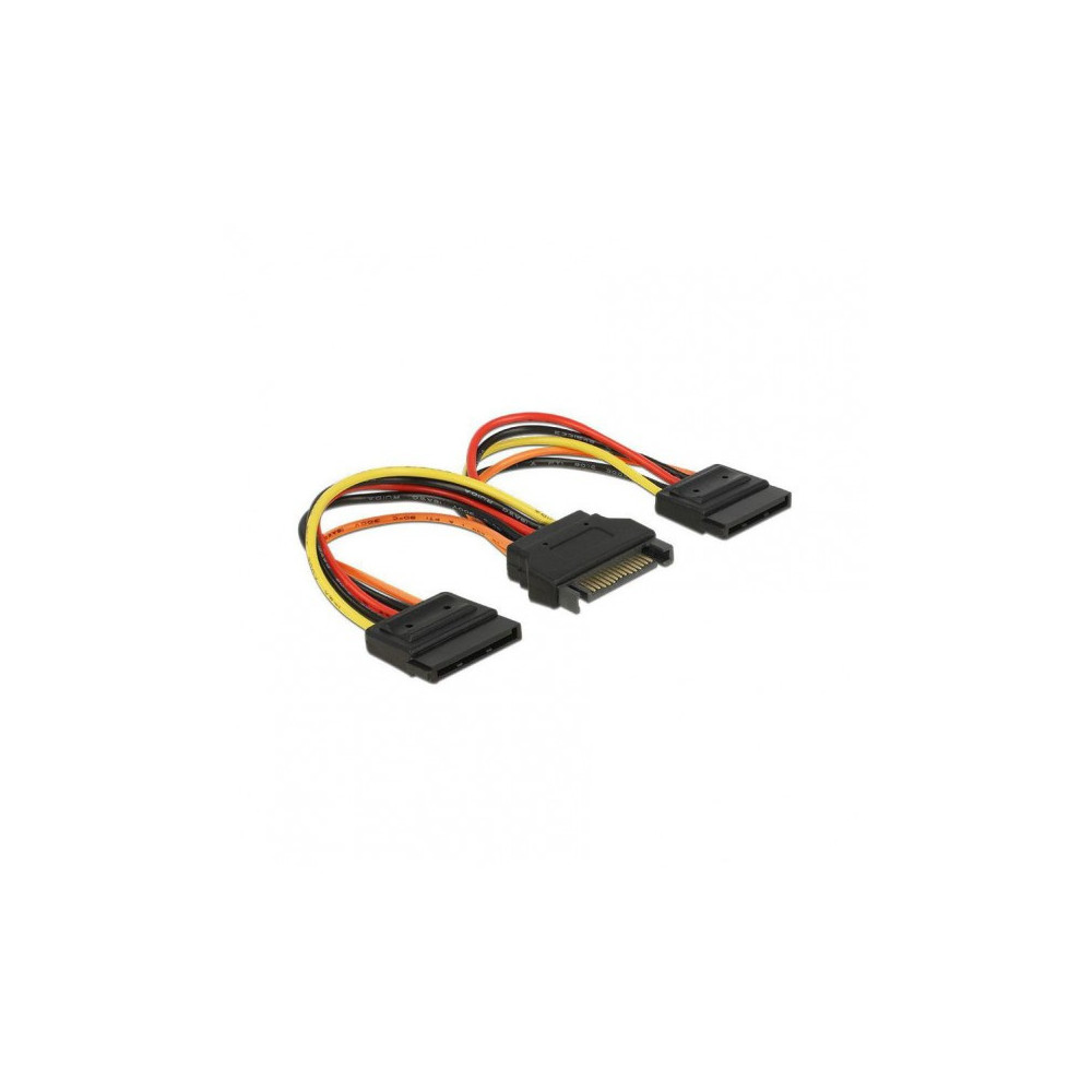 Convertisseur Alim SATA F vers 2xSATA M - 1FO Convertisseur Alim SATA F vers 2xSATA M - 1FO