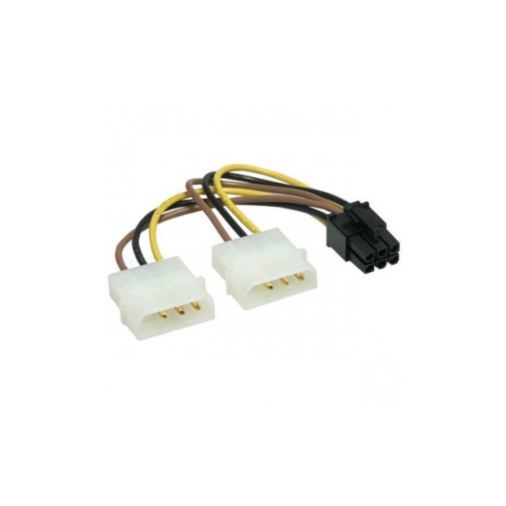 Câble alim 2xMolex vers PCI Express 6Pins - EXP Câble alim 2xMolex vers PCI Express 6Pins - EXP
