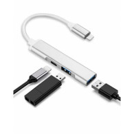 Adaptateur 3 en 1 Lightning / USB OTG LinQ IP7942 - 1FO
