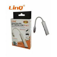 Adaptateur 3 en 1 Lightning / USB OTG LinQ IP7942 - 1FO