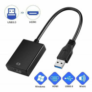 Adaptateur USB 3.0 vers HDMI Qualité HD - Noir - LCDP
