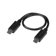 0.25m - Câble Micro USB Male vers Micro USB Male - 1FO