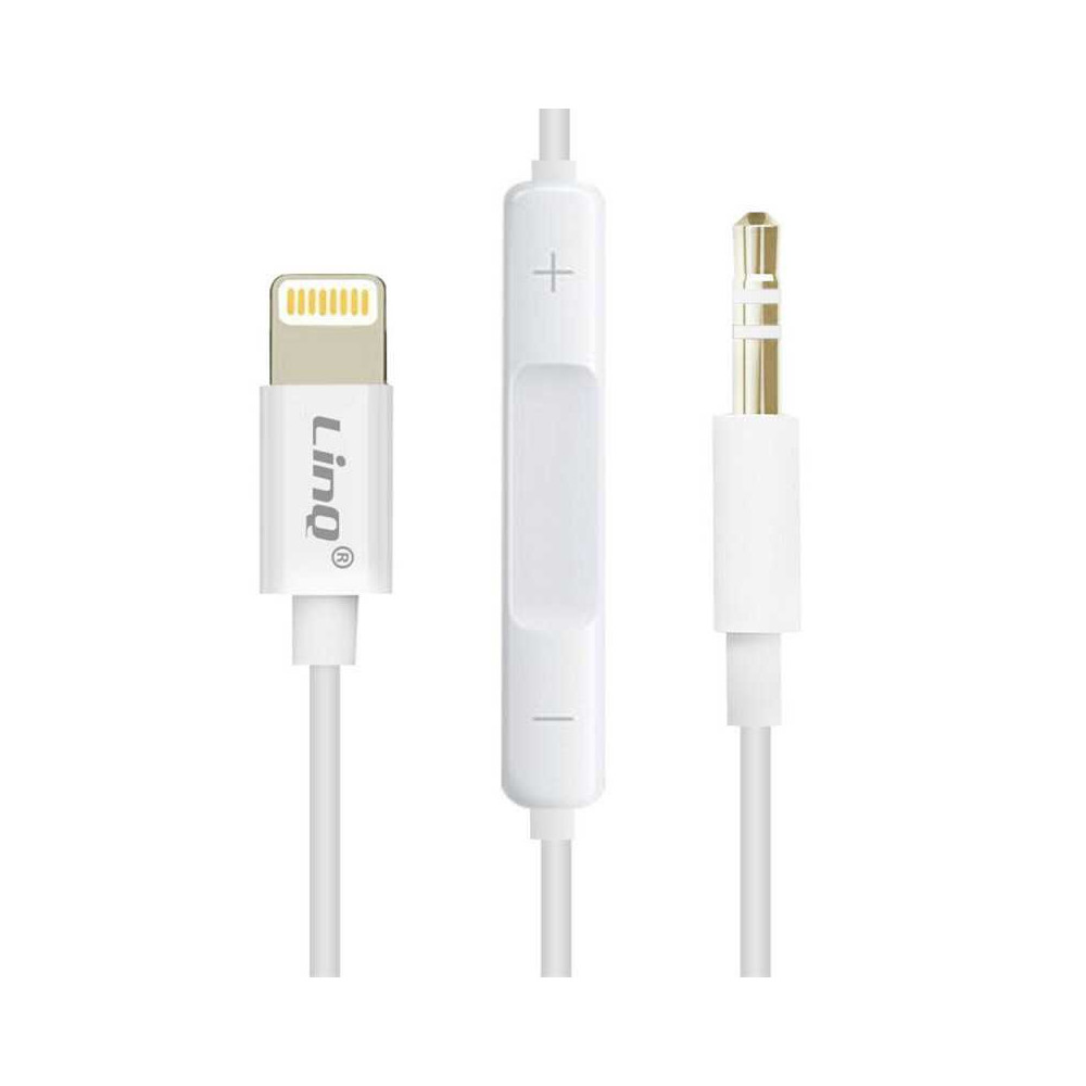 Adaptateur Lightning vers Jack 3.5mm Male LinQ IP-7726 - LCDP Adaptateur Lightning vers Jack 3.5mm Male LinQ IP-7726 - LCDP