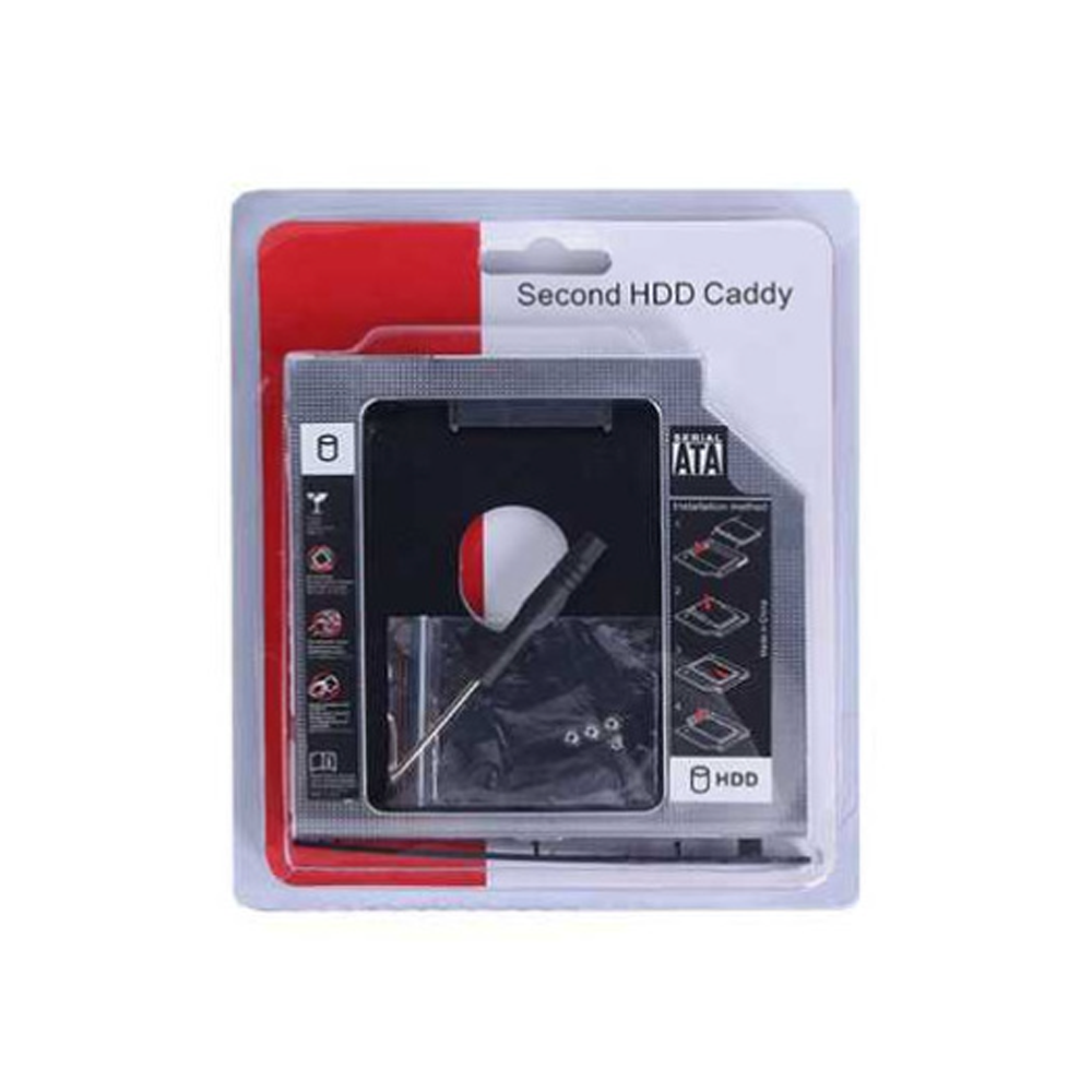 9.5 mm - Support Adaptateur 2.5" SSD vers Baie Lecteur Optique PC Portable - LCDP 9.5 mm - Support Adaptateur 2.5" SSD vers Baie Lecteur Optique PC Portable - LCDP