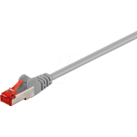 0.25m - Câble réseau RJ45 Catégorie 6 FTP (F/UTP)  Droit (Gris) - 1FO