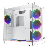 Xigmatek Aquarius Plus RGB avec panneau vitré (Blanc) - 1FO