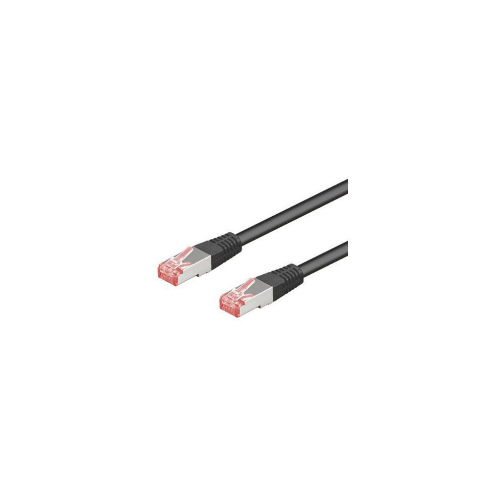 3m - Câble réseau Goobay RJ45 Catégorie 6 FTP (F/UTP) Droit (Noir) - 1FO 3m - Câble réseau Goobay RJ45 Catégorie 6 FTP (F/UTP) Droit (Noir) - 1FO