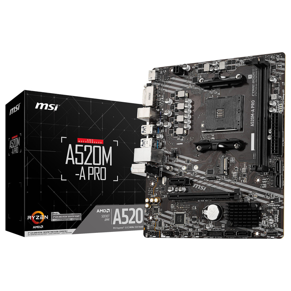 AM4 - MSI A520M-A PRO - ACA AM4 - MSI A520M-A PRO - ACA