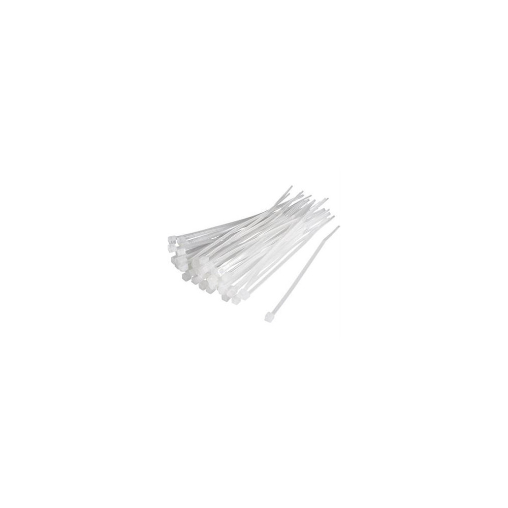 Lot de 100 colliers plastique - 140x3.6mm - 1FO Lot de 100 colliers plastique - 140x3.6mm - 1FO