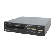 Lecteur de Cartes Heden 3.5" tout en 1 Interne + port USB - 1FO