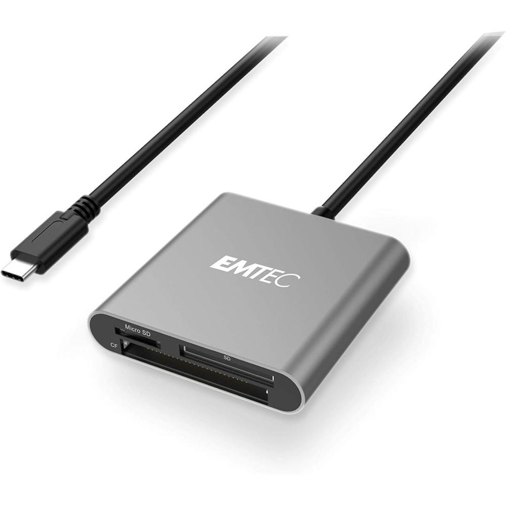 Lecteur de Cartes Emtec T610C USB 3.0 Type C - 1FO Lecteur de Cartes Emtec T610C USB 3.0 Type C - 1FO