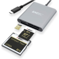Lecteur de Cartes Emtec T610C USB 3.0 Type C - 1FO