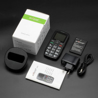Artfone C1+ Noir (Senior) + Station de charge - DIS