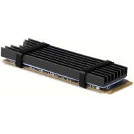 Dissipateur thermique pour SSD M.2 2280 Axagon CLR-M2L6 (Noir) - CLR-M2L6 - 1FO