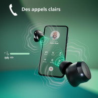 Philips Ecouteur TAT1209BK Noir (Bluetooth) - CAR