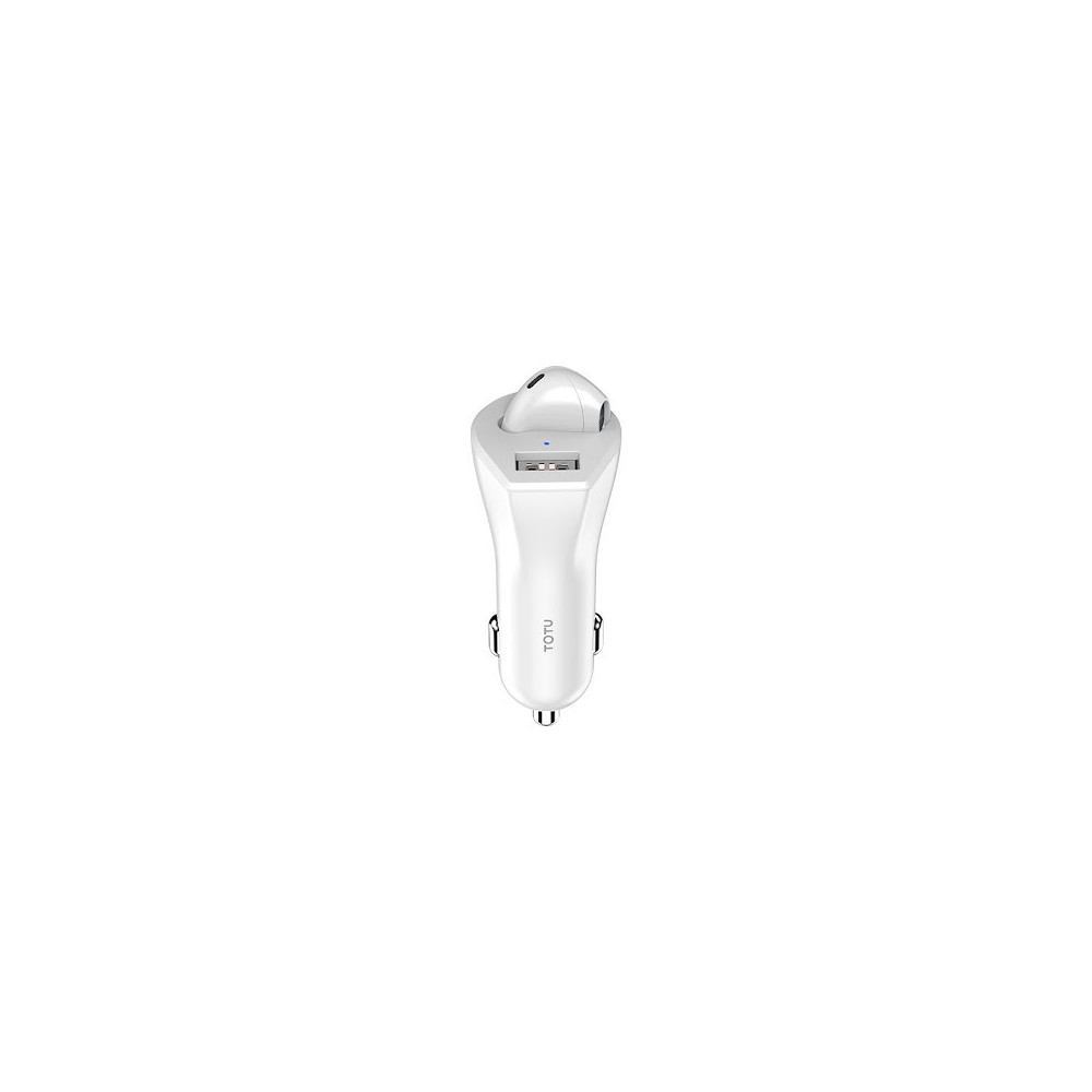 TOTU - Ecouteur Bluetooth avec Chargeur allume cigare (USB) - CHR TOTU - Ecouteur Bluetooth avec Chargeur allume cigare (USB) - CHR