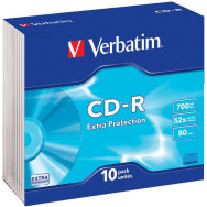 Verbatim CDR DATALIFE 52X 700 MB (Pack de 10)