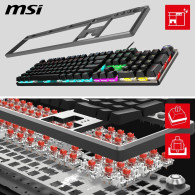 MSI Force GK310 Mécanique RGB (RED) - ACA