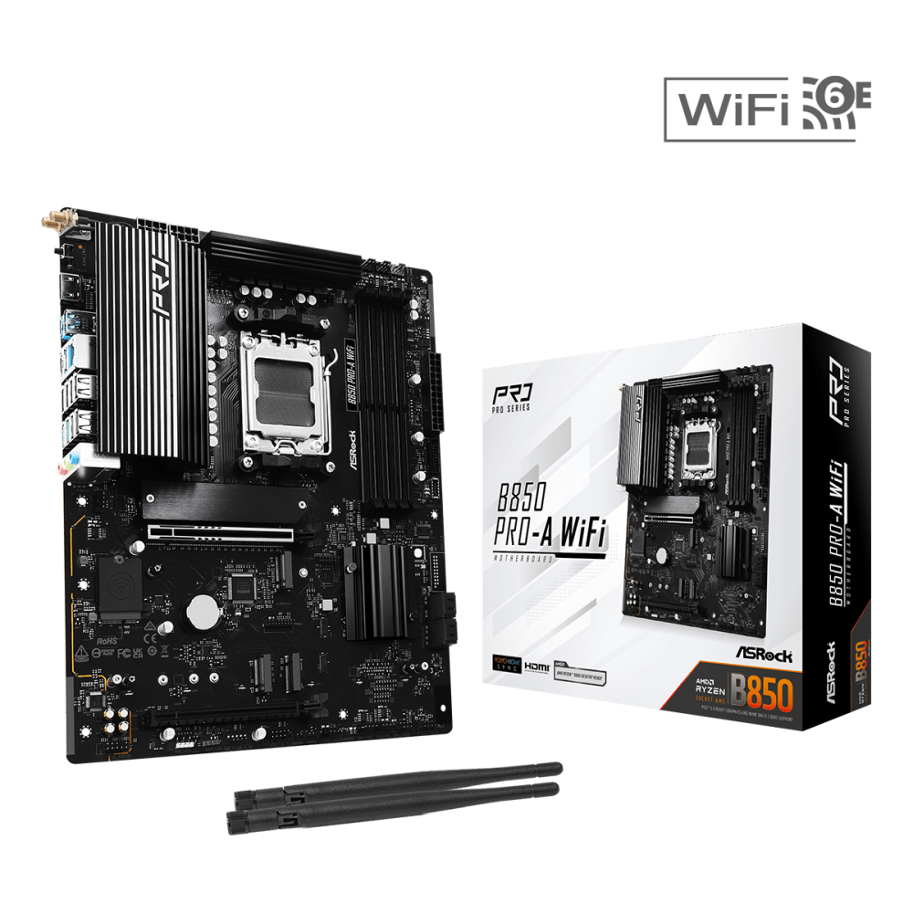 AM5 - Asrock B850 Pro-A WiFi - 1FO AM5 - Asrock B850 Pro-A WiFi - 1FO