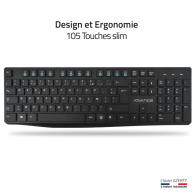 PACK Clavier / Souris Advance Elite Combo 3en1 - 1FO