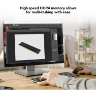 8Go DIMM DDR4 Lexar 3200Mhz (Noir) - LD4AU008G-B3200GSST - 1FO