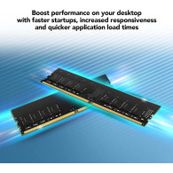 8Go DIMM DDR4 Lexar 3200Mhz (Noir) - LD4AU008G-B3200GSST - 1FO
