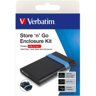 2.5 - Verbatim Store'N'Go USB 3.2 - S-ATA 2,5" (Noir) - 53106 - 1FO