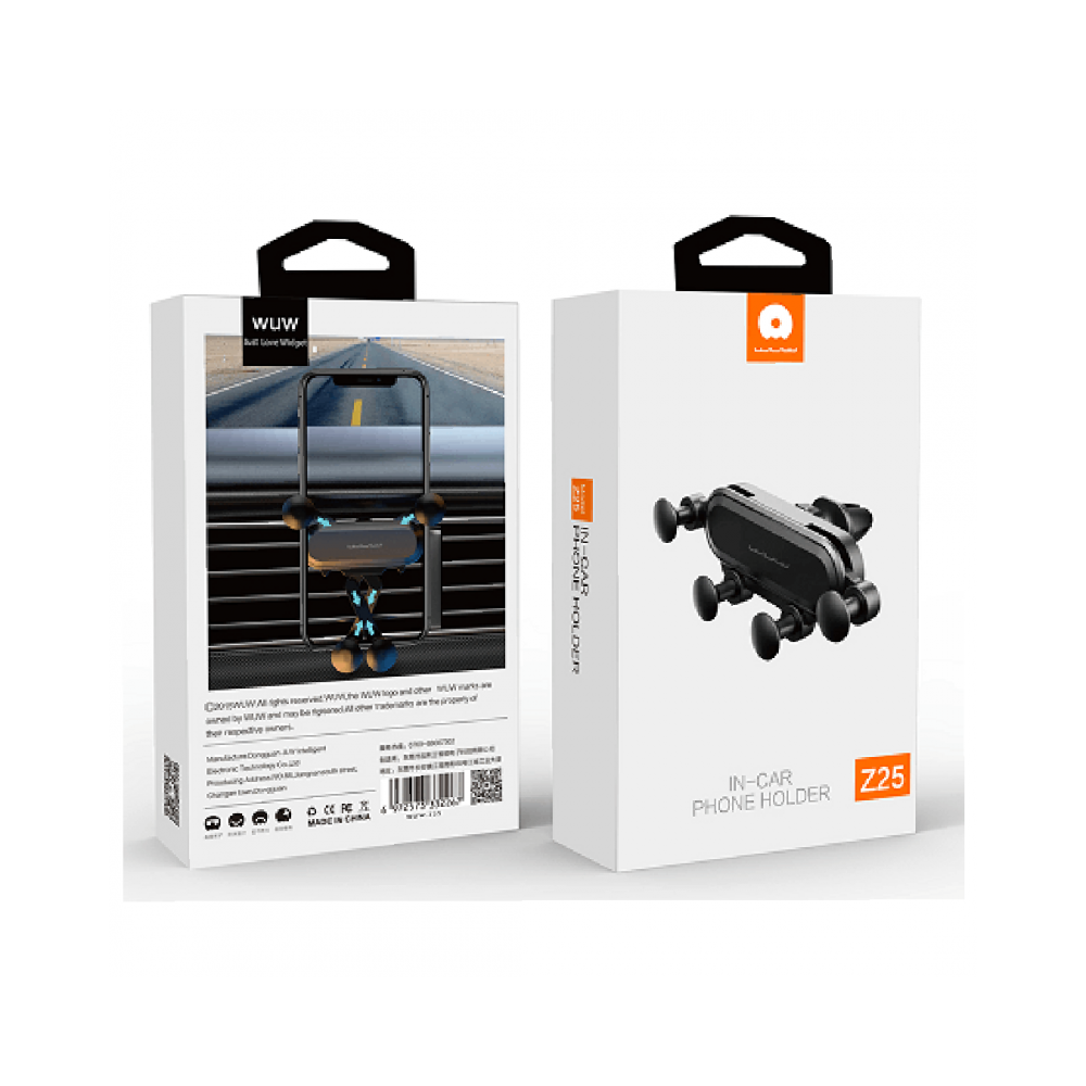 Support Téléphone Voiture JLW WUW-Z25 Noir - LCDP Support Téléphone Voiture JLW WUW-Z25 Noir - LCDP