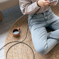RHINOSHIELD Câble de Charge USB-C vers USB-C 1m (Blanc) 100W - UTO