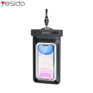 Pochette de Protection Étanche Yesido WB10 IPX8 Noir - MOB