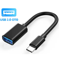 Câble Adaptateur CableXpert USB-C/A 2.0 OTG MF 20cm (Gris) - A-OTG-CMAF2-01 - 1FO